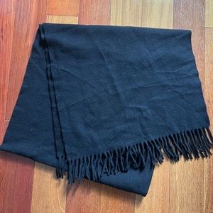 ACNE STUDIOS Black Wool Canada Scarf